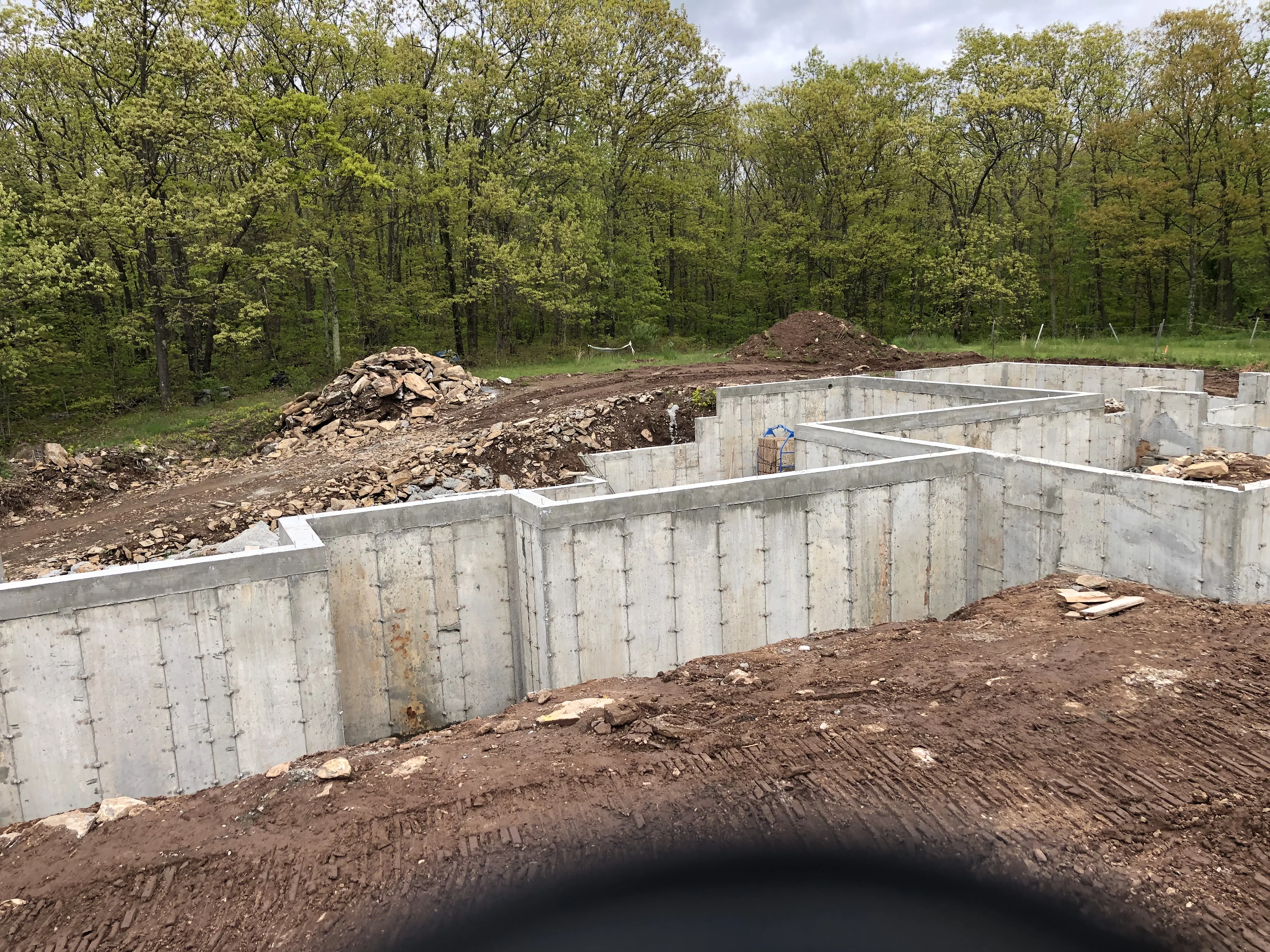 Finished Foundation Wall