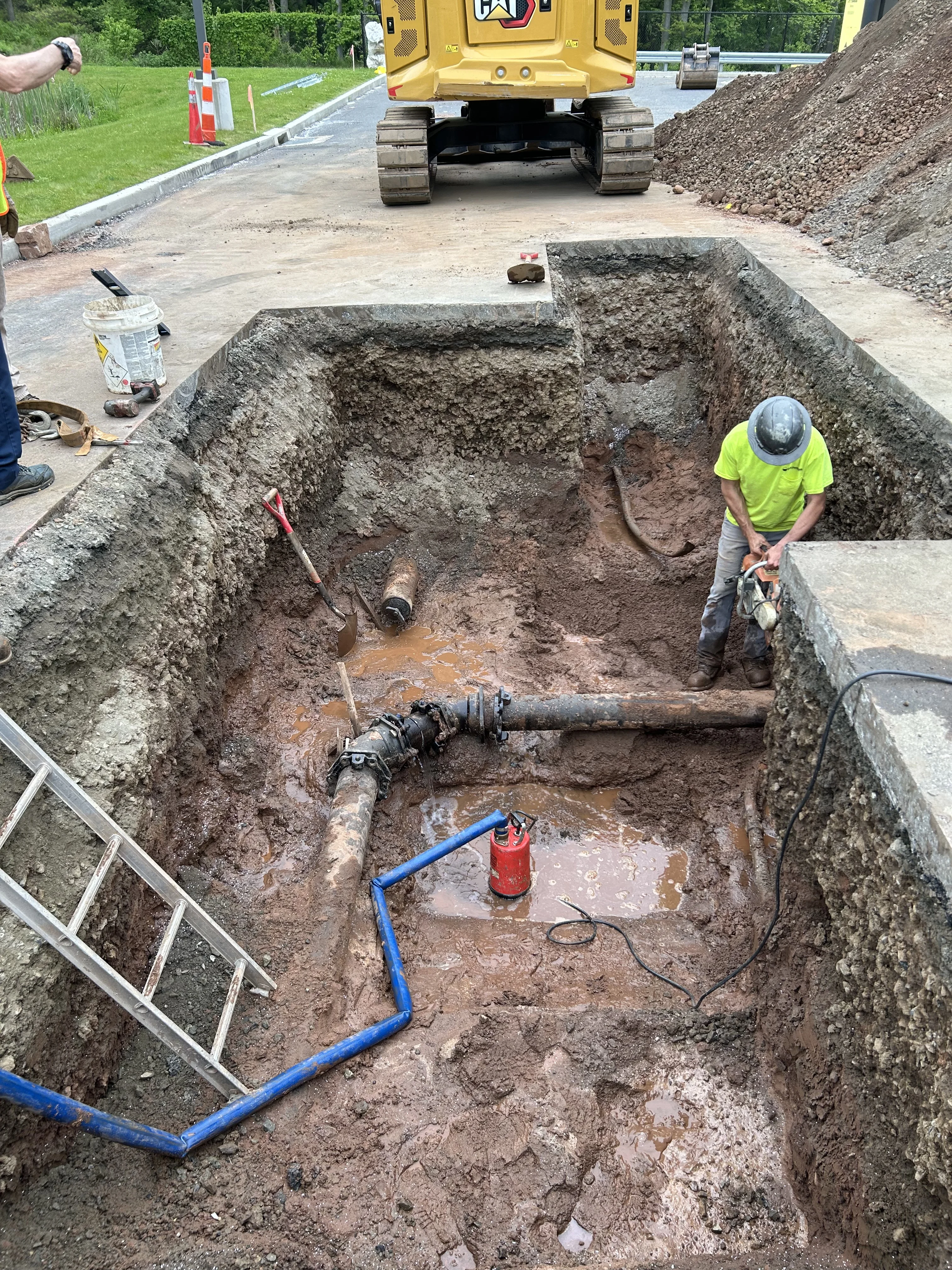 Utility Installation New Waterline 2